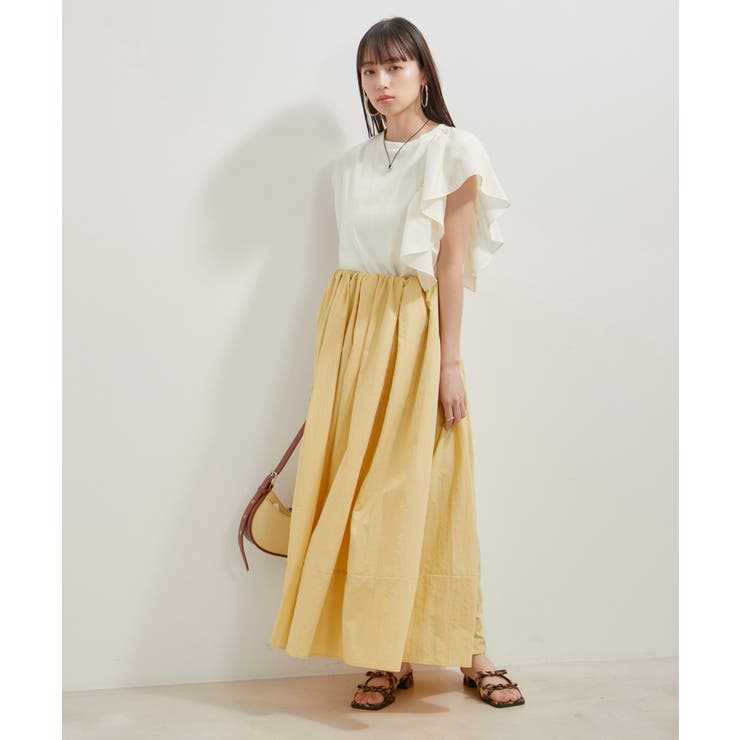 【WEB/一部店舗限定】裾切り替えギャザースカート | VIS  | 詳細画像13 