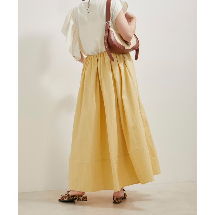 【WEB/一部店舗限定】裾切り替えギャザースカート | VIS  | 詳細画像16 