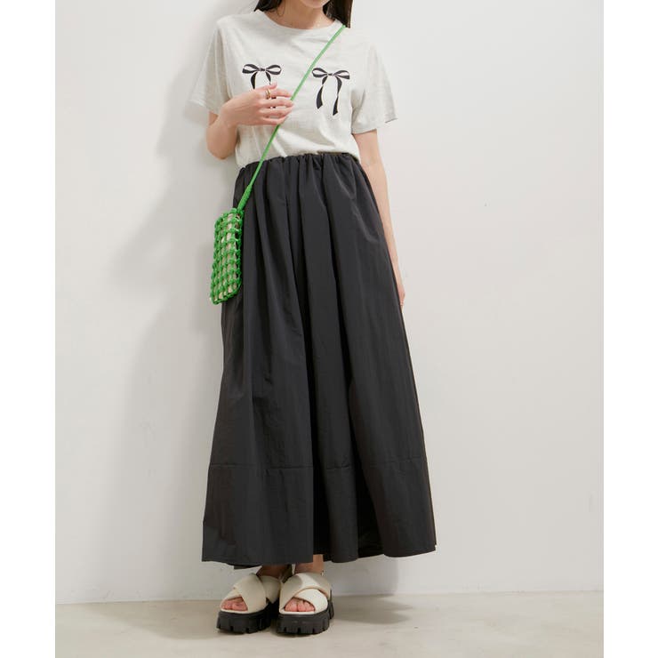 【WEB/一部店舗限定】裾切り替えギャザースカート | VIS  | 詳細画像22 