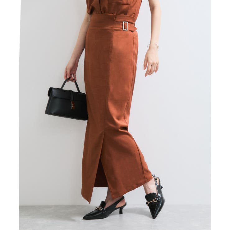 【WEB限定】【セットアップ対応】サイドベルトタイトスカート | VIS  | 詳細画像10 