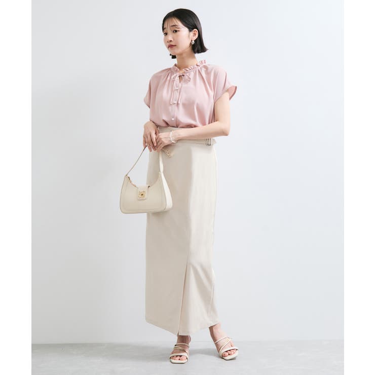 【WEB限定】【セットアップ対応】サイドベルトタイトスカート | VIS  | 詳細画像3 