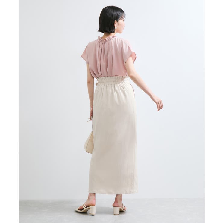 【WEB限定】【セットアップ対応】サイドベルトタイトスカート | VIS  | 詳細画像4 