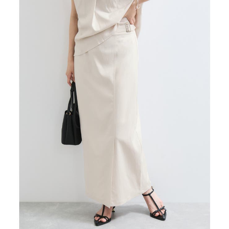 【WEB限定】【セットアップ対応】サイドベルトタイトスカート | VIS  | 詳細画像7 