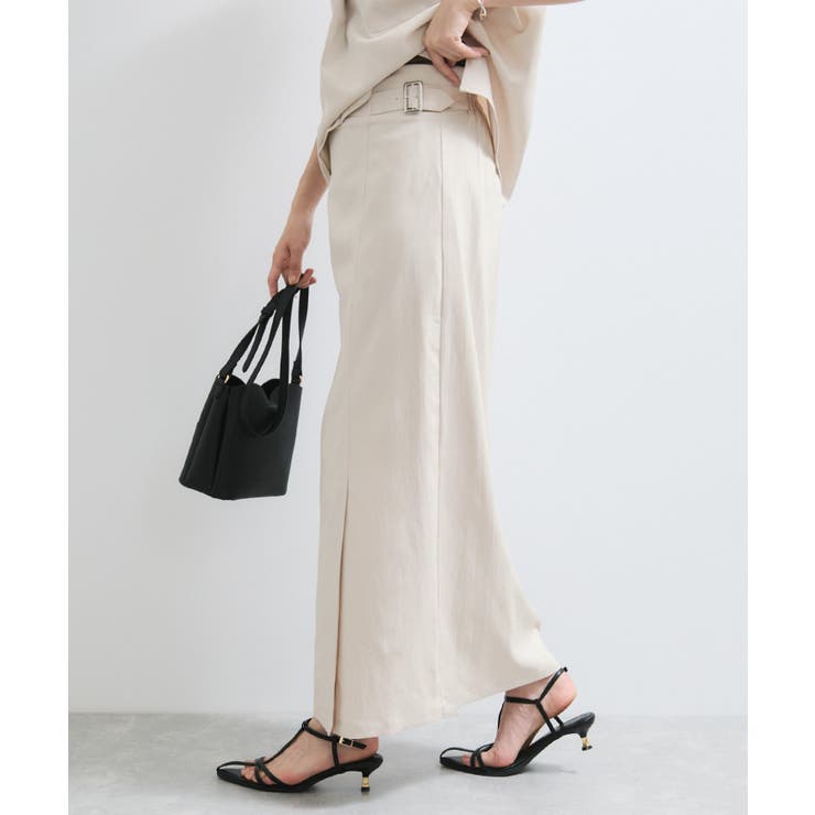 【WEB限定】【セットアップ対応】サイドベルトタイトスカート | VIS  | 詳細画像8 