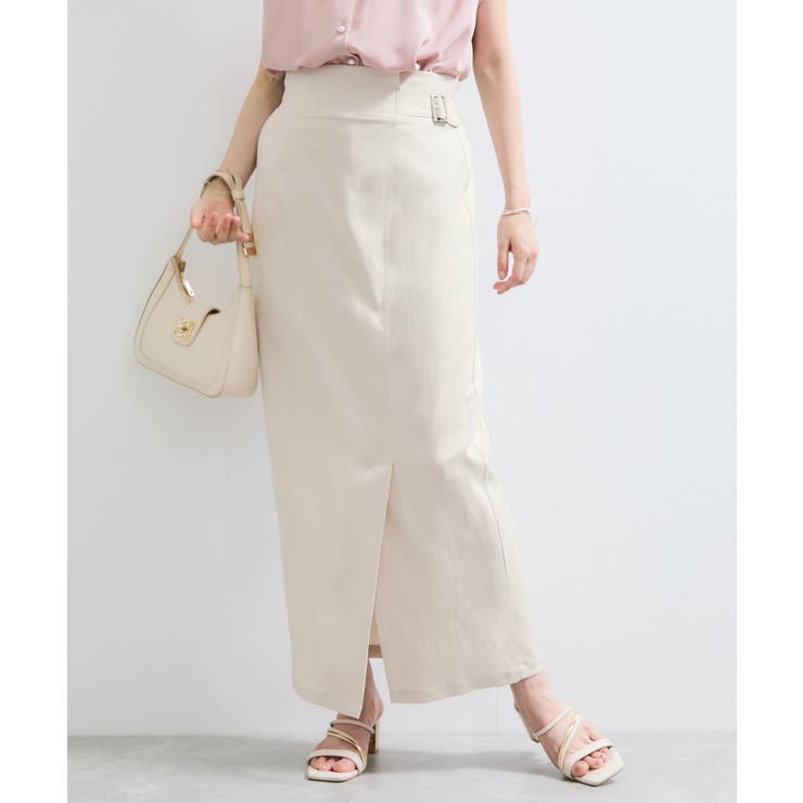 キナリ(16) | 【WEB限定】【セットアップ対応】サイドベルトタイトスカート | VIS 