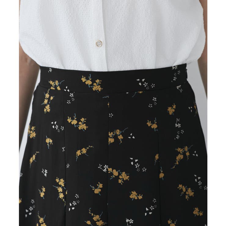 【WEB限定】アソート柄セミフレアロングスカート | VIS  | 詳細画像23 