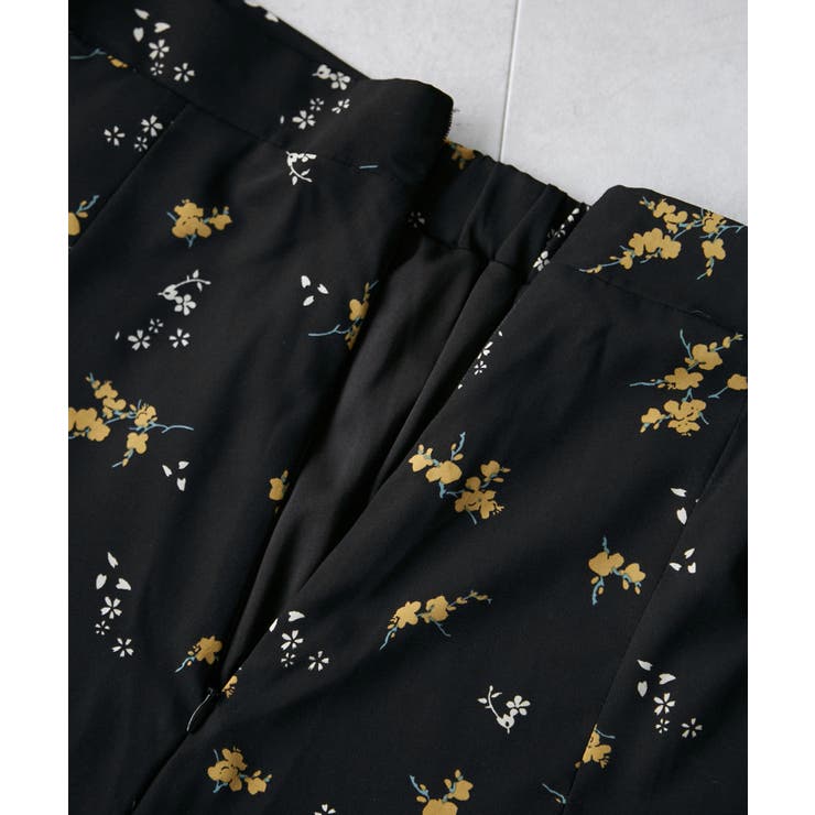 【WEB限定】アソート柄セミフレアロングスカート | VIS  | 詳細画像25 