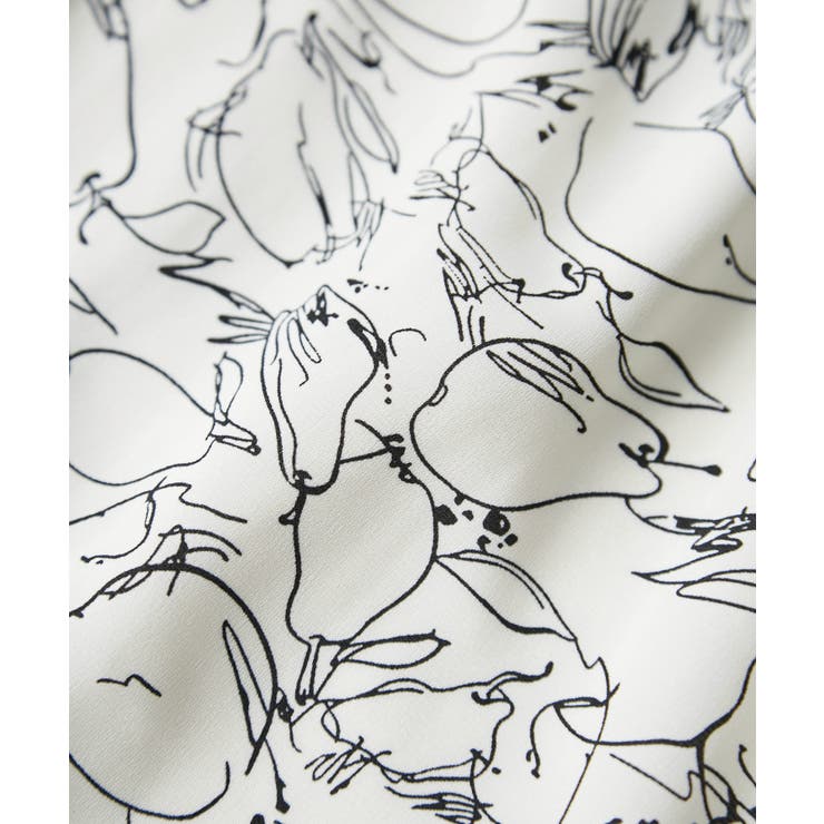 【WEB限定】アソート柄セミフレアロングスカート | VIS  | 詳細画像29 