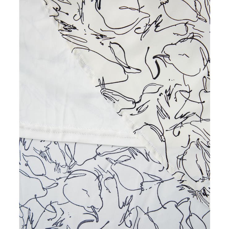 【WEB限定】アソート柄セミフレアロングスカート | VIS  | 詳細画像33 