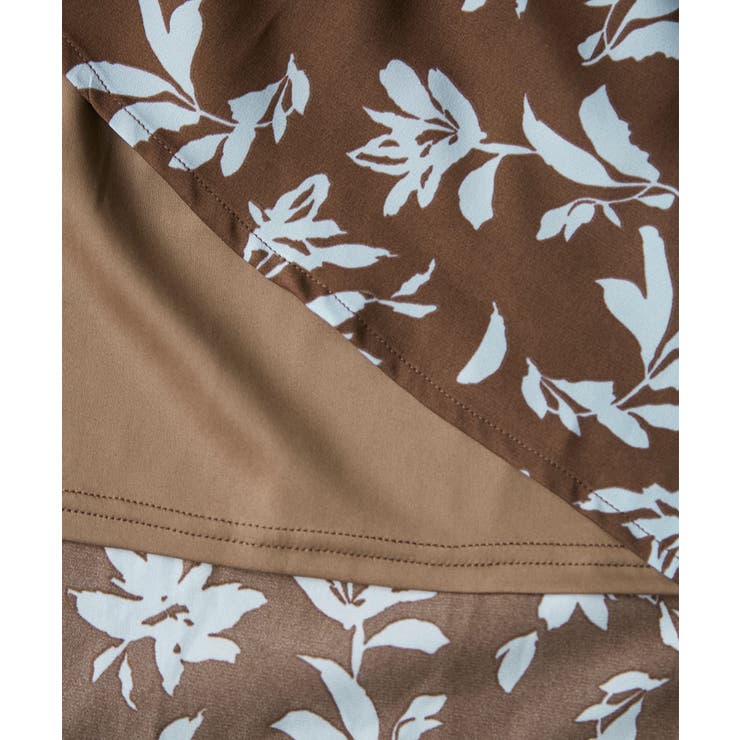 【WEB限定】アソート柄セミフレアロングスカート | VIS  | 詳細画像34 