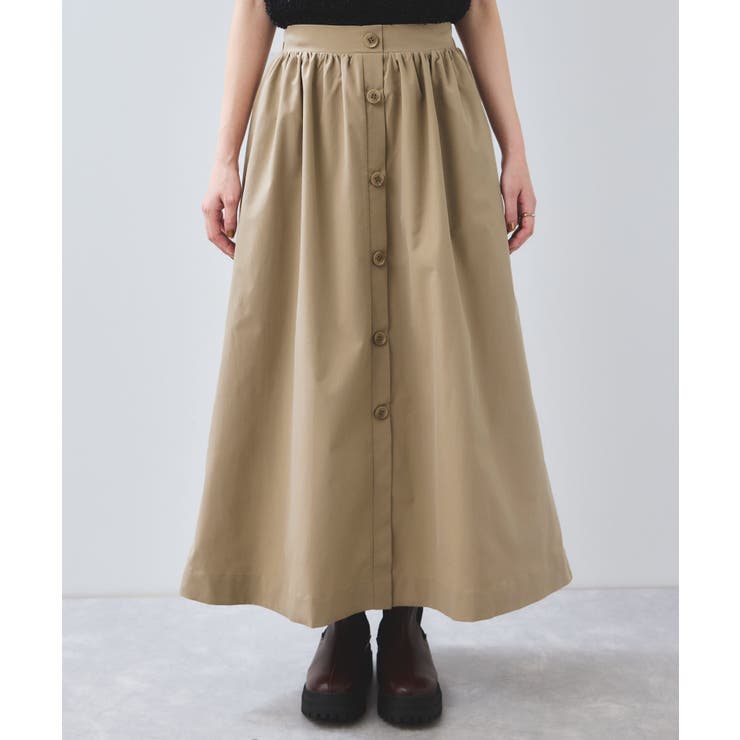 【WEB限定】フロントボタンフレアスカート | VIS  | 詳細画像20 