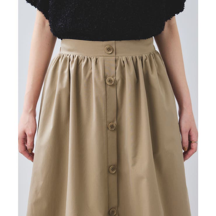 【WEB限定】フロントボタンフレアスカート | VIS  | 詳細画像23 