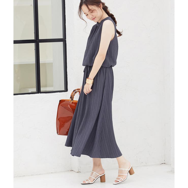 ハイネック楊柳ノースリーブワンピース 品番 Visw Vis ビス のレディースファッション通販 Shoplist ショップリスト
