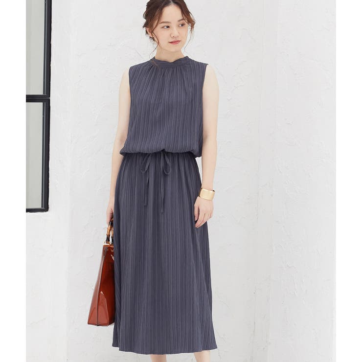 ハイネック楊柳ノースリーブワンピース 品番 Visw Vis ビス のレディースファッション通販 Shoplist ショップリスト