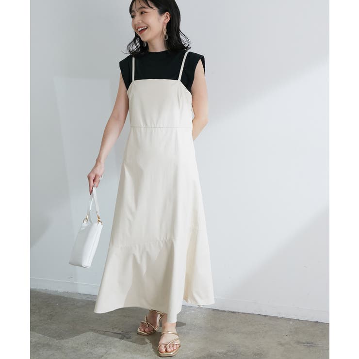 ヴィーガンエコレザー キャミワンピース 品番 Visw Vis ビス のレディースファッション通販 Shoplist ショップリスト