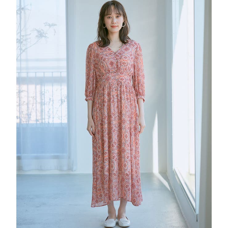 マキシプリントワンピース 品番 Visw Vis ビス のレディースファッション通販 Shoplist ショップリスト