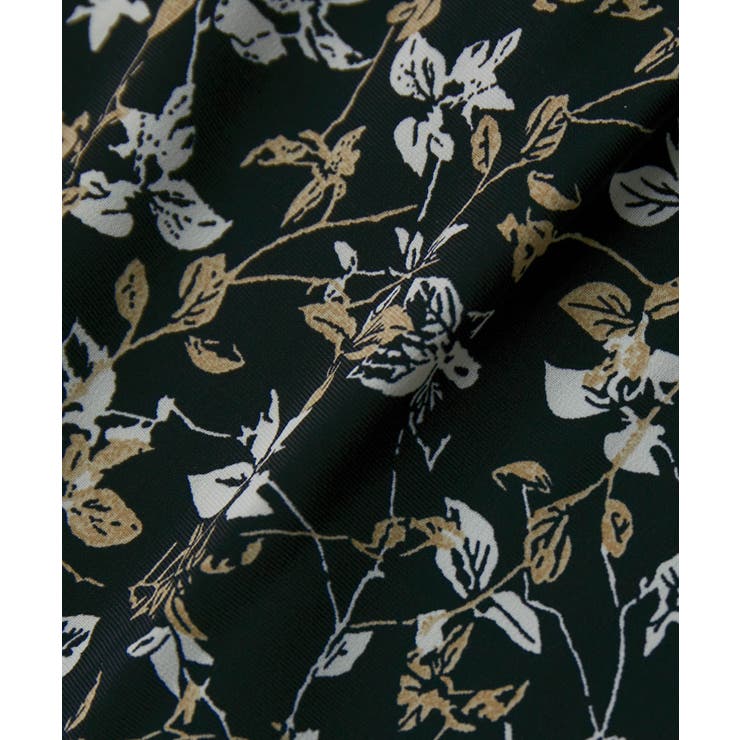 【選べる着丈・洗える】柄アソートスタンドカラーティアードノースリーブワンピース | VIS  | 詳細画像29 