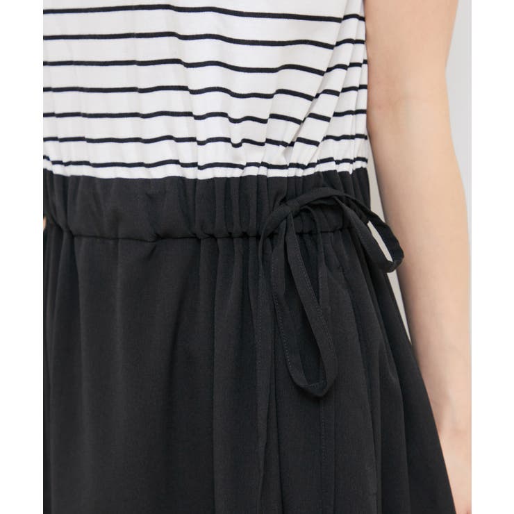 ボーダーカットドッキングワンピース | VIS  | 詳細画像19 