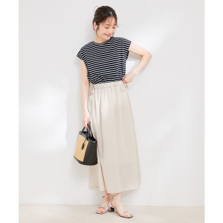 ボーダーカットドッキングワンピース | VIS  | 詳細画像7 