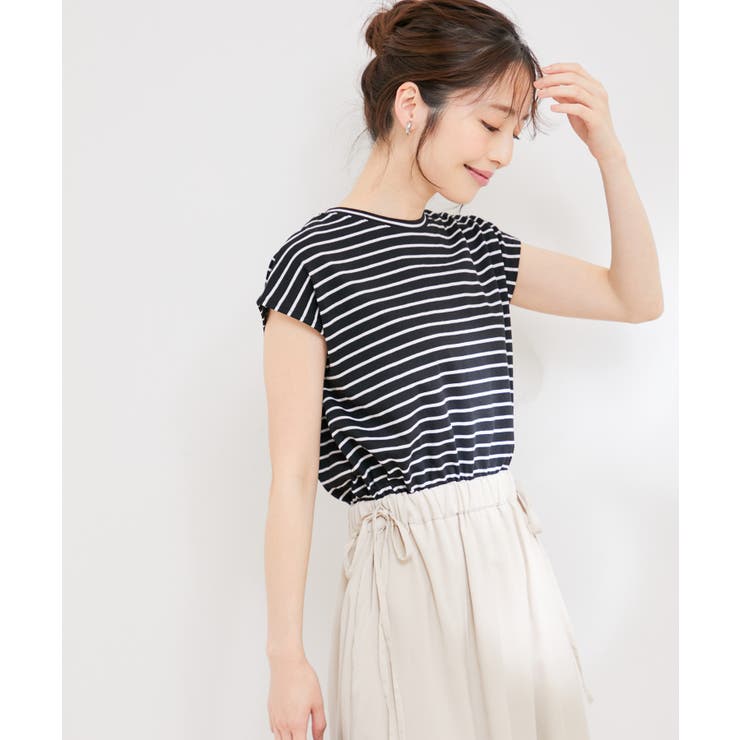 ボーダーカットドッキングワンピース | VIS  | 詳細画像9 