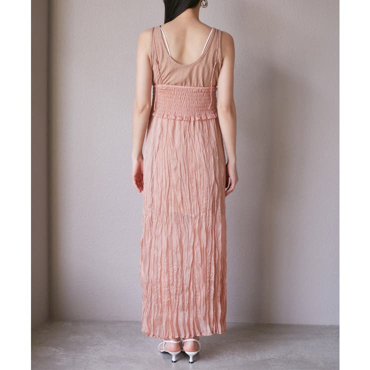 【SET】タンク付きシアーラメキャミワンピース【洗える】 | VIS  | 詳細画像26 