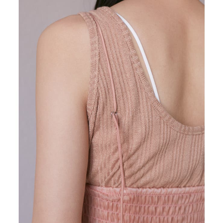 【SET】タンク付きシアーラメキャミワンピース【洗える】 | VIS  | 詳細画像29 