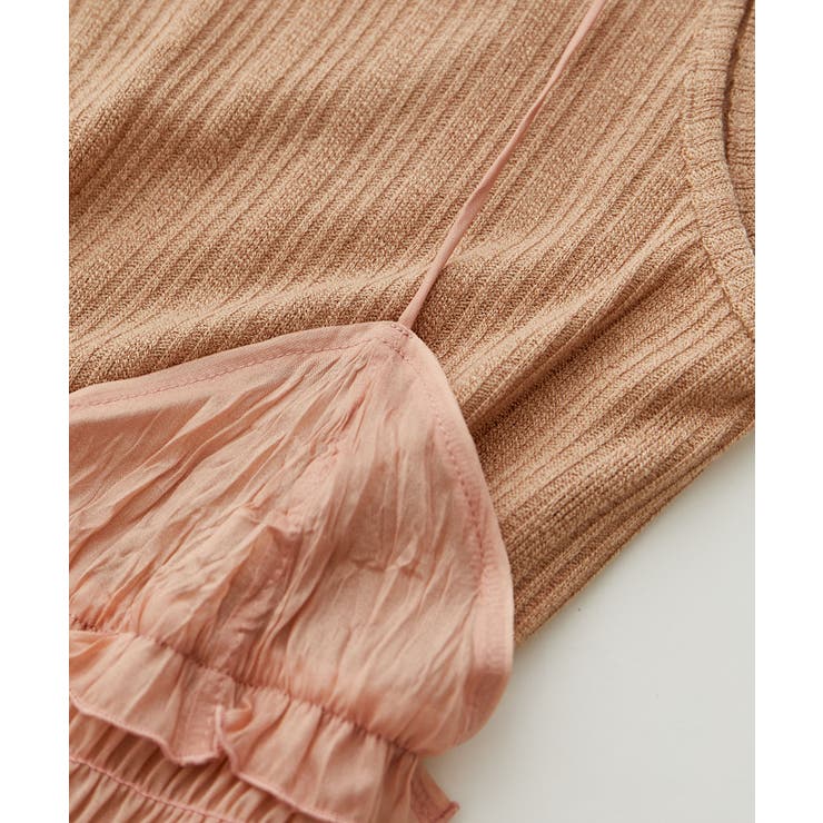 【SET】タンク付きシアーラメキャミワンピース【洗える】 | VIS  | 詳細画像30 