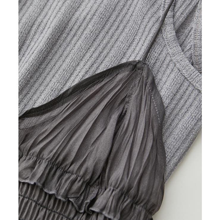 【SET】タンク付きシアーラメキャミワンピース【洗える】 | VIS  | 詳細画像31 