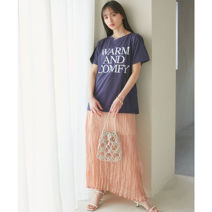 【SET】タンク付きシアーラメキャミワンピース【洗える】 | VIS  | 詳細画像34 