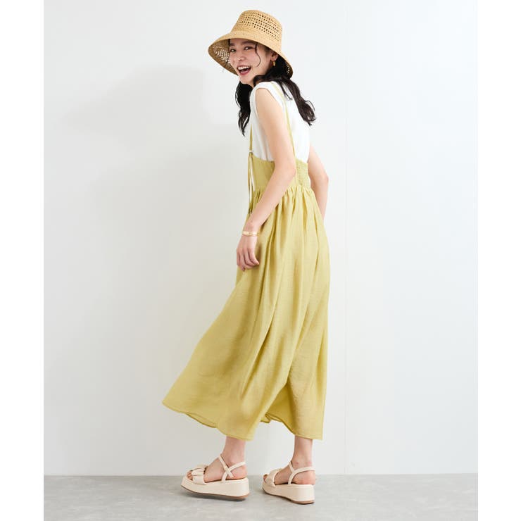 Aラインキャミワンピース | VIS  | 詳細画像4 