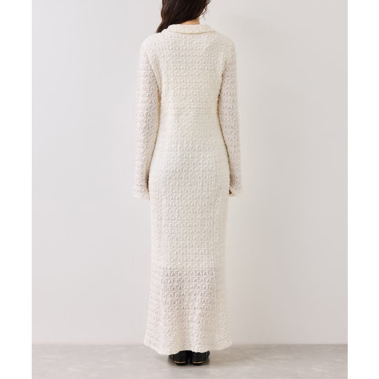 膨れジャガードカットソーワンピース | VIS  | 詳細画像16 