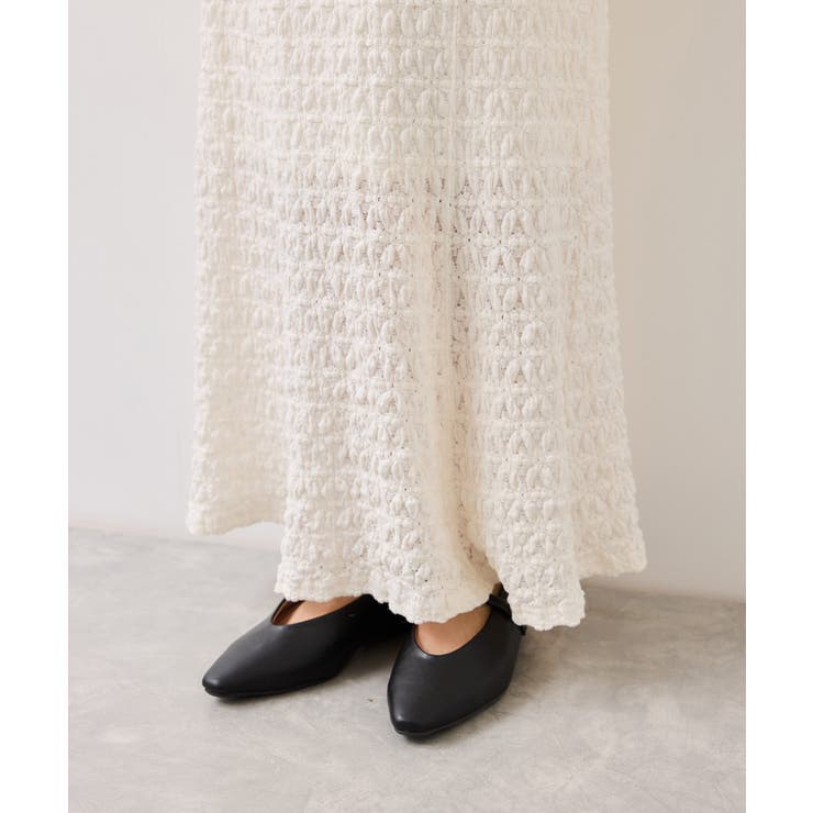 膨れジャガードカットソーワンピース | VIS  | 詳細画像20 