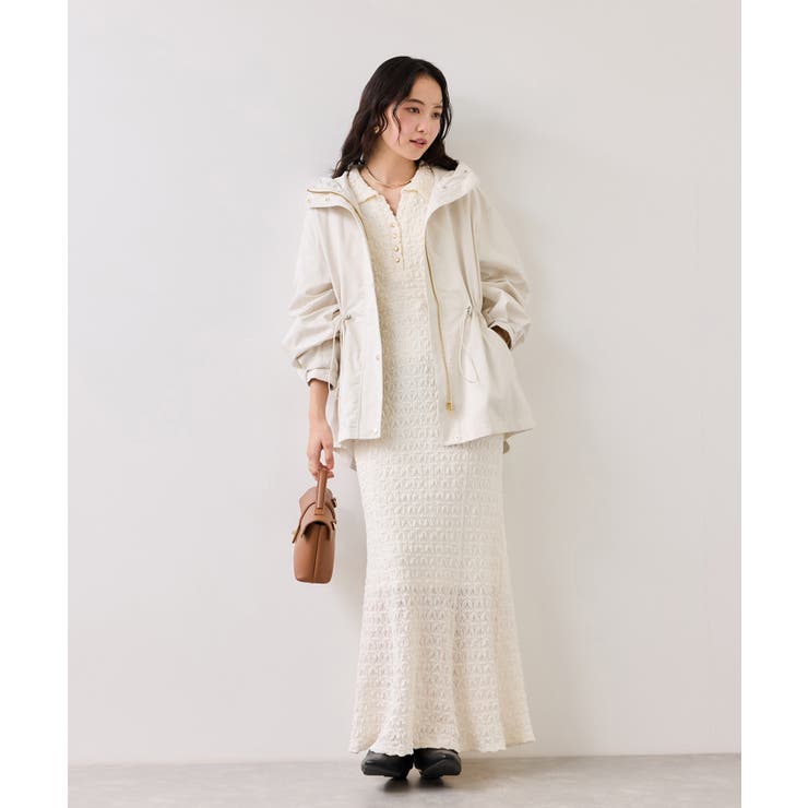 膨れジャガードカットソーワンピース | VIS  | 詳細画像5 