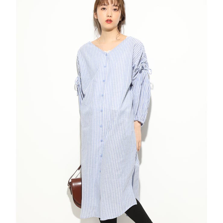 フレンチリネン混ワンピース 品番 Visw Vis ビス のレディースファッション通販 Shoplist ショップリスト