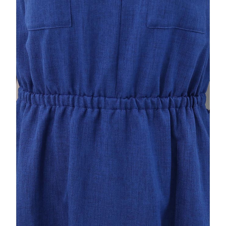 異素材ベルト付きパッチポケットワンピース | VIS  | 詳細画像11 