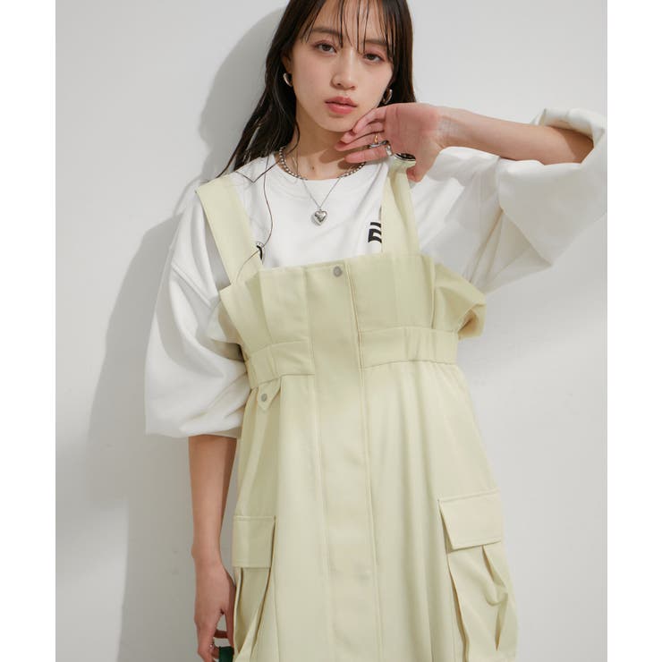 ミリタリービッグポケットジャンパースカート | VIS  | 詳細画像10 