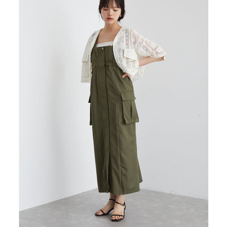 ミリタリービッグポケットジャンパースカート | VIS  | 詳細画像3 