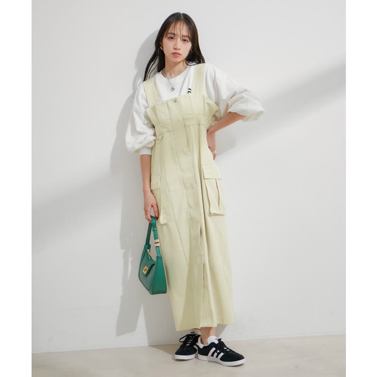 ミリタリービッグポケットジャンパースカート | VIS  | 詳細画像7 