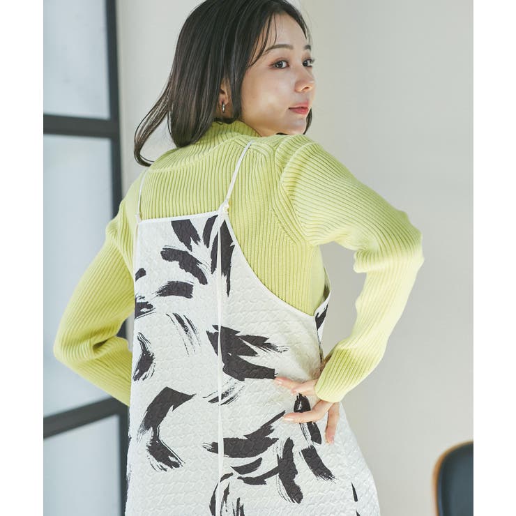 【洗える】アート柄キャミワンピース | VIS  | 詳細画像13 