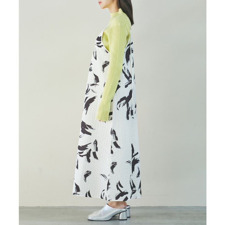 【洗える】アート柄キャミワンピース | VIS  | 詳細画像15 