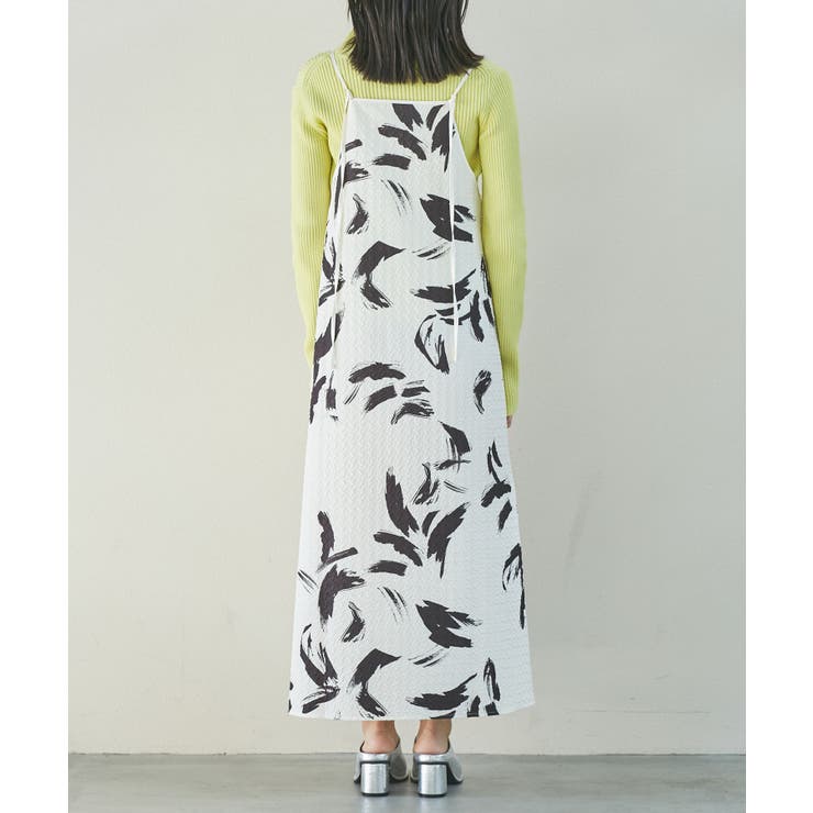 【洗える】アート柄キャミワンピース | VIS  | 詳細画像16 