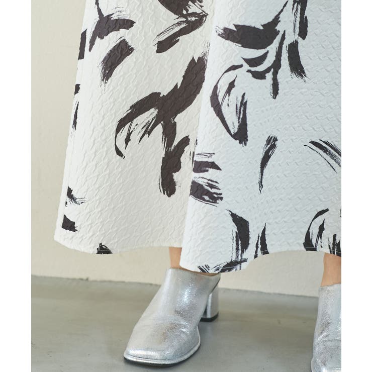 【洗える】アート柄キャミワンピース | VIS  | 詳細画像19 