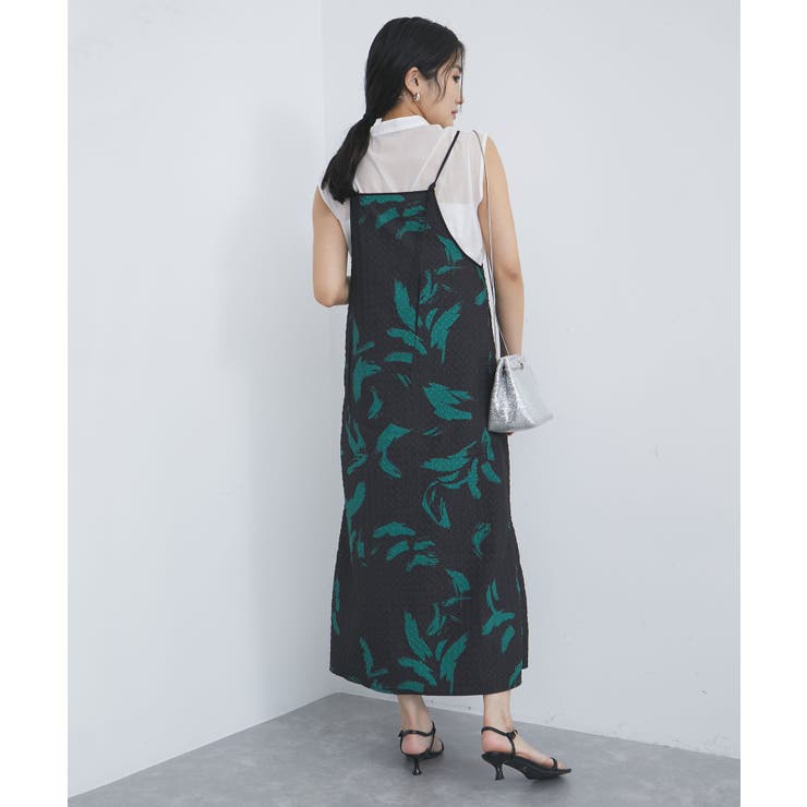 【洗える】アート柄キャミワンピース | VIS  | 詳細画像4 