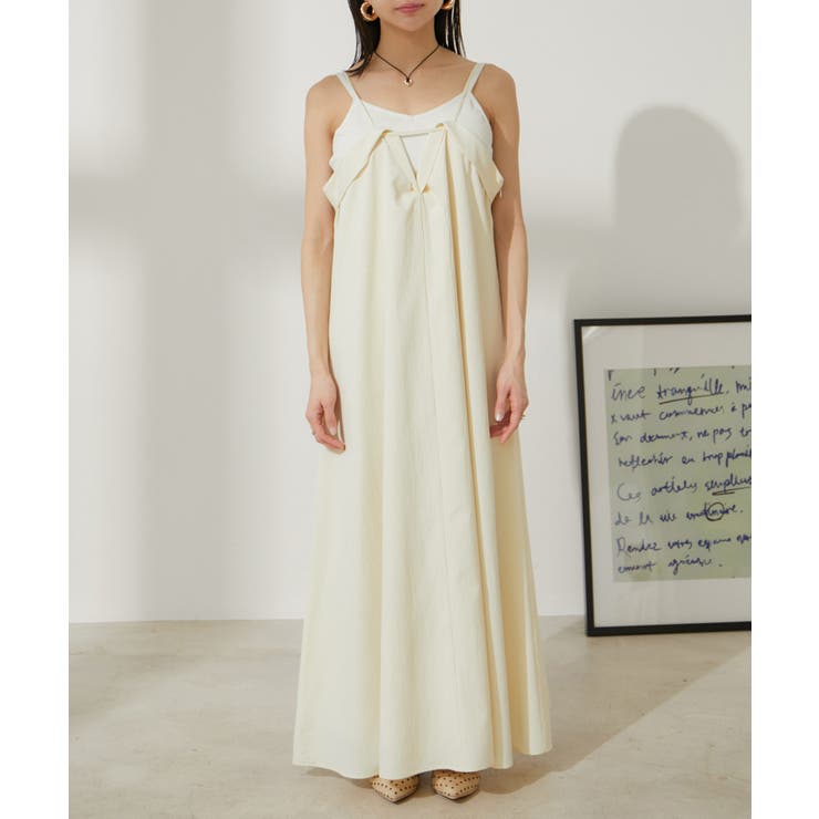 レイヤーデザインキャミワンピース【洗える】 | VIS  | 詳細画像14 