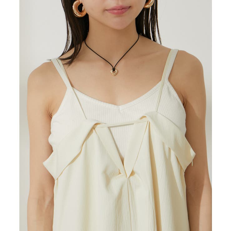 レイヤーデザインキャミワンピース【洗える】 | VIS  | 詳細画像17 