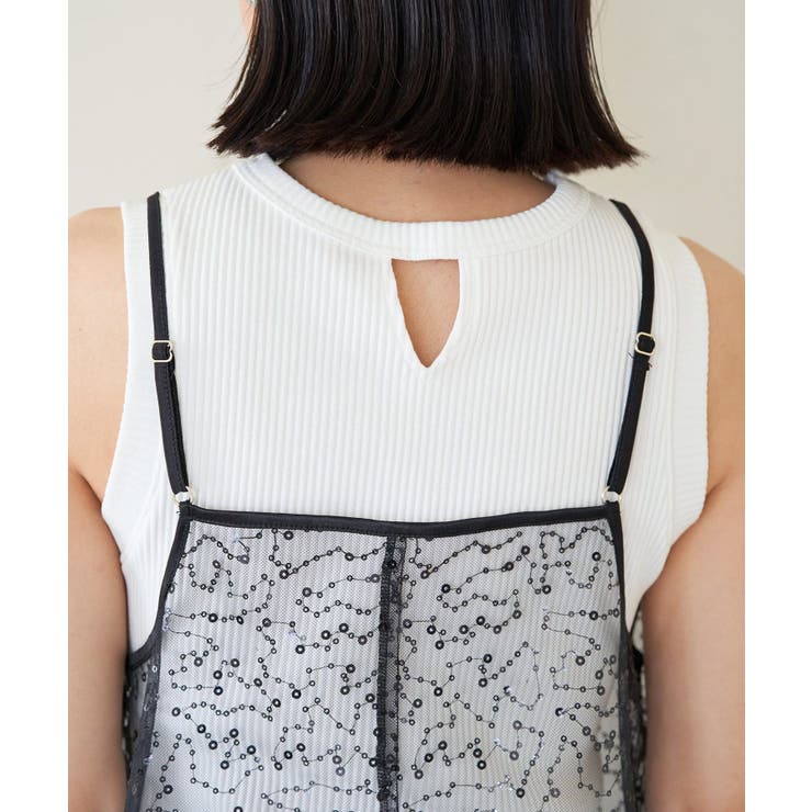 スパンコールキャミワンピース | VIS  | 詳細画像15 