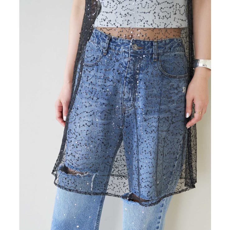 スパンコールキャミワンピース | VIS  | 詳細画像18 