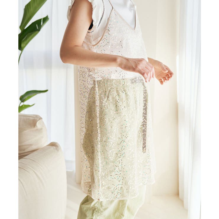 スパンコールキャミワンピース | VIS  | 詳細画像3 