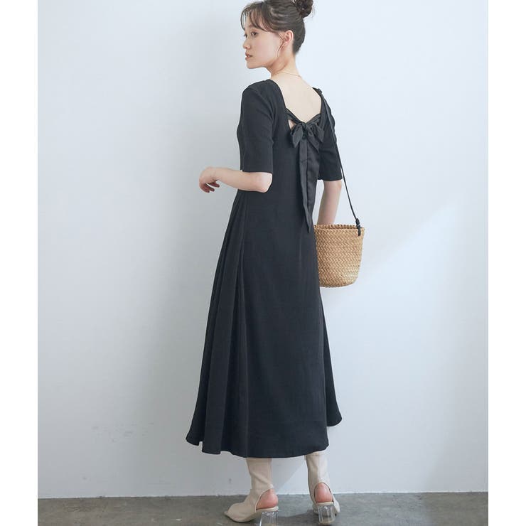 Uv Care 2way バックリボンフレアワンピース 品番 Visw Vis ビス のレディースファッション通販 Shoplist ショップリスト