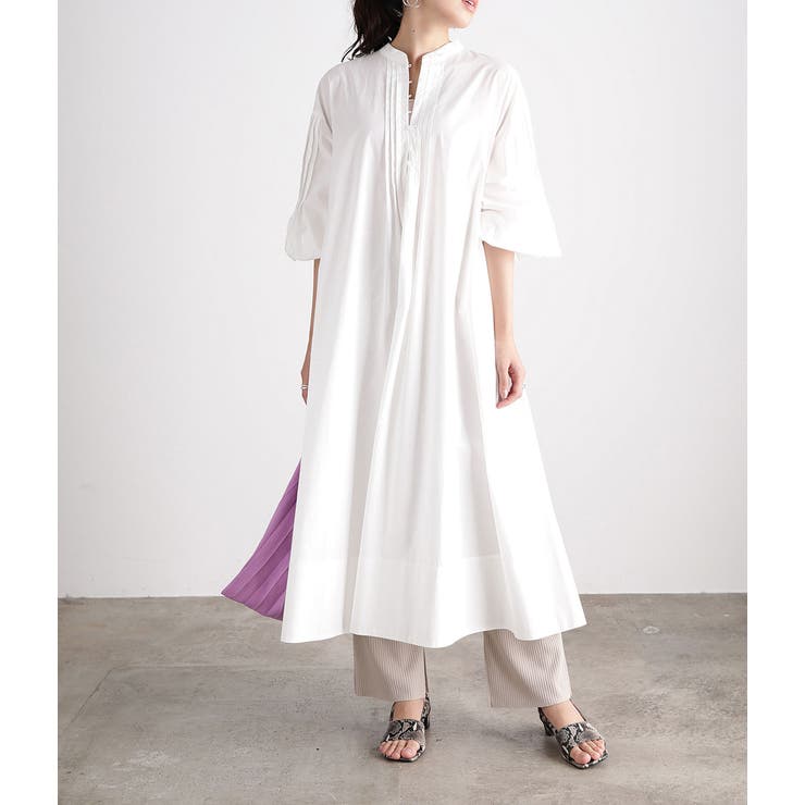 テントラインイレヘムワンピース[品番：VISW0009222]｜VIS （ビス ）の 